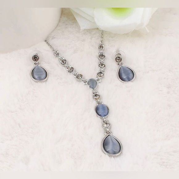 HP ❤️new New Bohemian Statement Necklace/Earring Formal Set - Picture 5 of 7